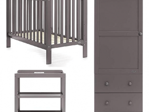 Obaby Lily 3 Piece Room Set - Taupe Grey