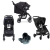 Joie Muze Travel System (Inc. Juva 0+ Car Seat) – Universal Black