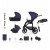 Venicci Gusto 2.0 3-in-1 Travel System and ISOFIX Base (11 Piece Bundle) – Azzuro
