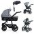 Venicci Soft 3-in-1 Travel System & Isofix Base – Denim Grey / Black