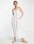 ASOS DESIGN broderie tie front jumpsuit in white – Discount