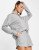 ASOS DESIGN summerweight tracksuit hoodie / sweat runner short in cotton in grey marl – GREY – Cheap