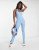 COLLUSION ribbed collar jumpsuit in blue – Cheap