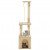 vidaXL Cat Tree with Sisal Scratching Posts 109 cm Beige