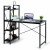 Wooden Computer Desk Writing Table with 4-Tier Reversible Bookshelf – Sale